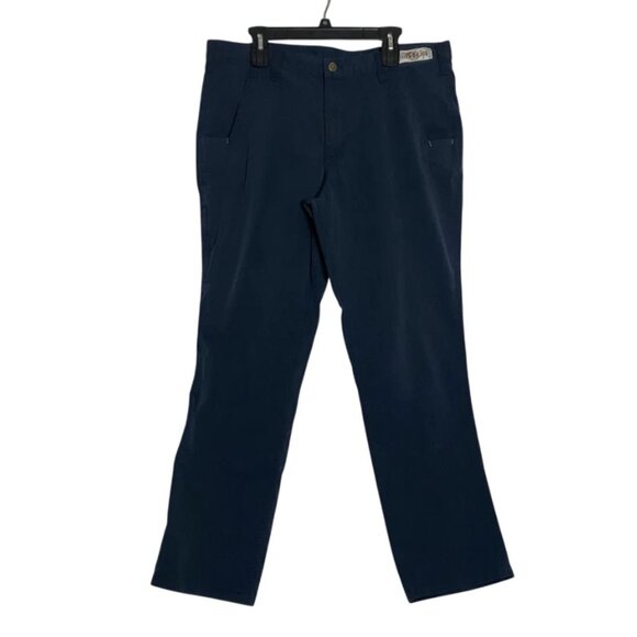 Carhartt Relaxed Fit Men Navy Blue Lightweight Outdoor Work Hiking Pants 36 x 32 - Picture 2 of 7